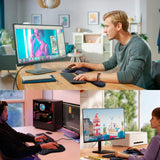 Laokiiy Ergonomic Mouse Pad Wrist Support, 2 in 1 Keyboard Wrist Rest Set