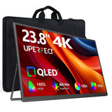 UPERFECT Portable Monitor 4K 24" QLED, 400 Nits 145% sRGB Large Monitor