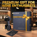 SKEOS Electric Wine Opener, Needle Piercing Vacuum Wine Bottle Opener for Smooth Extraction, No Cork Damage, Vacuum Seal Freshness, Perfect for Wine Lovers, Black