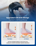 KNQZE Shiatsu Foot Massager with Heat and Remote, 2026 Upgraded Lift-Arch Design, 3D Deep Kneading, Relief for Plantar Fasciitis and Foot Pain, Fits Up to Men Size 14, Ideal Gift for Mom Women Men