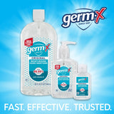 Germ-X Original Hand Sanitizer, Non-Drying Moisturizing Gel with Vitamin E, Instant and No Rinse Formula, Large Family-Size Flip Top Bottle, 32 Fl Oz (Pack of 4) Germ-X