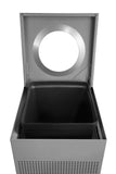 Rubbermaid Commercial Products Silhouette Trash Can, Silver, 20-Gallon