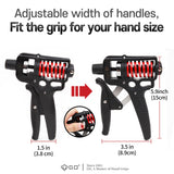 GD GRIP ULTRA 70 (44~154 lb) Hand Grip Strengthener, Adjustable Hand Strength Trainer Hand Gripper Wrist Forearm Trainer Arm wrestling Exerciser for Athlets GD