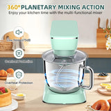 Stand Mixer, 6QT 10+P Speed Tilt-Head Kitchen Electric Mixer, Food Mixer with Stainless Steel Bowl Peicual
