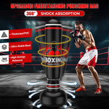 Freestanding Punching Bag for Adults Teens, 69'' Boxing Bag with Stand, Includes Boxing Gloves & Air Pump, Kick Boxing Training Equipment for MMA, Muay Thai, Kickboxing, Fitness for Beginners