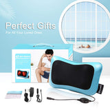 Neck Back Massager Pillow with Heat, Deep Tissue Kneading Massage for Back, Neck, Shoulder Mo Cuishle