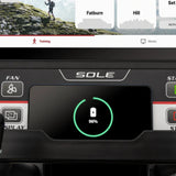 Elliptical Exercise Machine by Sole Fitness, Home Workout Equipment for Cardio, Running, and Walking, 13.3" Touch Screen, 20" Stride Length, Bluetooth, and Heart Rate Monitoring (Sole E98)