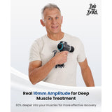 BOB AND BRAD C2 Plus Massage Gun with Heat, Deep Tissue Percussion FSA Massager Gun for Athletes & Pain Relief, Electric Handheld Back Neck Shoulder Muscle Massager, HSA Eligible Gift