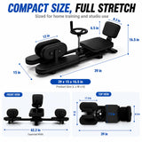 39"x15"x16.5" Split Leg Stretcher, 240° Adjustable Flexibility Trainer, Foldable Leg Stretch Machine, EPP Memory Foam, Carbon Steel Frame, 560lbs Capacity, Splits Yoga Ballet Home Training