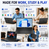 HP 17.3" Large Screen Laptop • 10-Core Intel Core 5 Processor • 16GB RAM • 256GB PCIe SSD • Numeric Keypad • Windows 11 with Copilot AI • Wi-Fi 6 • Home Office & Business Computer for Everyday Use