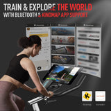 JOROTO X2PRO Bluetooth Exercise Bike, Stationary Indoor Cycling Bike with Readable 100 Levels Magnetic Resistance, Plus 12.6 inch Tablet Bracket JOROTO