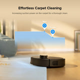 roborock Q7 M5+ Robot Vacuum and Mop, Upgraded from Q5 Max+, Up to 7-9 Weeks Self-Empty, 10000Pa Suction, Dual Anti-Tangle System for Pet Hair & Carpet, PreciSense LiDAR Navigation, App Control, Black