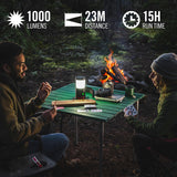 COAST EAL30R 1000 Lumen Rechargeable Emergency Camping Lantern with Warm, Day, Red & Red Flashing Mode, Foldeable Handle, 15 Hours of Runtime