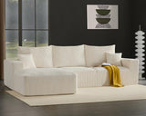 113" Modular Sectional Sofa Boneless L-Shaped Couches for Living Room