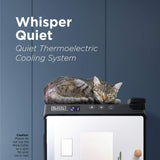 Wine Fridge 12 Bottles, Thermoelectric Wine Cooler Refrigerator with Mirrored Front | Freestanding BLACK+DECKER