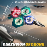 4DRC RC Airplanes Remote Control Airplanes with 3 Batteries, Foam RC Planes for Kids Adults Beginners 4-7 8-12 12-16, Remote Control Helicopter Fighter Jet Drones for Kids Adults, 360° Flip