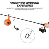 RUNCL Fishing Line Spooler – Portable Winder & Reel Spooling Tool for Casting and Spinning Reels, Prevents Line Twist, Non-Slip Handle with Built-in Scissors, Fishing Accessories for Anglers
