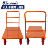 Platform Cart Industrial Dolly Cart 3300LB Heavy Duty 48” x 24” Platform Hand Truck Push Cart Super Heavy Duty