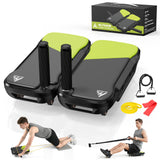 Upgrade Ab Roller Wheel Detachable Abdominal Wheel With 360° for Core Workout, Multi-Directional Abs Roller Board For Full body exercise Home Gym of All Fitness Levels, Ab Trainer with 8 Wheels