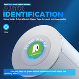 Nelko Label Maker Machine with Tape, PM220 Bluetooth Label Printer, Cyan