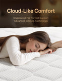 King Mattress, 12in Memory Foam Hybrid Mattress, Medium Firm and Individually Pocket Springs - Pressure Relief, CertiPUR-US Certified, Motion Isolation-Extra Edge Support. (White, King, 12, Inches)