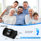 HTM Foot Massager Machine with Heat – Shiatsu Style Foot Relaxer with 3 Speeds and 3 Modes, Versatile Control, Ideal Gift for Men and Women, Perfect for Home and Office Relaxation