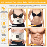 FAD Cleard - Abs Sculptor, Ab Stimulator Belt with Heating Pad for Belly Fat Burning, ab Toner Muscle Stimulator for Stomach Exercise Smooth & Firm, Lower Back Massager for Pain Relief Unisex Gifts
