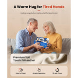 BOB AND BRAD Hand Massager with Heat and Compression, Individual Fingers, FSA-HSA Eligible, Cordless Portable HandSpa Pro Hand Massager for Arthritis and Carpal Tunnel, Pain Relief, 5 Intensities