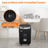 18-Sheet Paper Shredder for Home Office Heavy Duty, 60-Minute Micro Cut P-4 Security