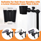 XCELLENT GLOBAL XG Hair Dryer Stand, Multi Angle Adjustable Blow Dryer Stand Hands Free with Universal Clamp - Allow You to Dry Hair Hand Freely