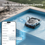 (2026 New) BUBLUE Bubot 800P Gen2 Robotic Pool Cleaner,Pool Vacuum for Inground Pools,with Smart Navigation,App Control& Scheduling,Cleans Floor/Wall/Waterline/Shallow Area,for Pools up to 1,076 Sq.Ft
