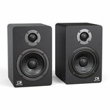IBALL·BOX H1 Computer Speakers for Desktop PC, Monitor & Laptop, 60W Powered 2.0 Stereo with Bluetooth, 24-Bit USB-C DAC, Optical, 3.5mm AUX, Bass/Treble Control, Black