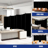 Room Divider and Folding Privacy Screens 8 Panel, 14.67 Ft Wide Partition Room Dividers