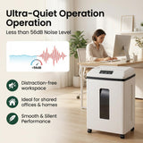 Heavy Duty Paper Shredder: 7 Sheets P-7 Ultra Micro-Cut 3/64''*5/64'' Shreds Credit Cards & CDs 30 Min Continuous Run 6-Gallon