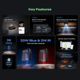 Creality Falcon A1 Pro 20W Laser Engraver, Full Enclosed 180W Output Laser Engraver Machine