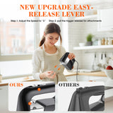 Electric Hand Mixer, 5-Speed Food Mixer Cake Mixer with 304 Stainless Steel Whisk Beaters GUALIU