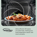 Panasonic Microwave Oven, Stainless Steel Countertop/Built-In Cyclonic Wave with Inverter Technology and Genius Sensor, 2.2 Cu. Ft, 1250W, NN-SN97JS (Silver)