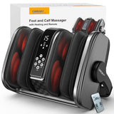 CARESKY® Foot Massager with Heat, FSA＆HSA Eligible Shiatsu Foot Massager for Plantar Fasciitis, Neuropathy Pain Relief, Deep Tissue Foot and Calf Massager, Gifts for Women and Men