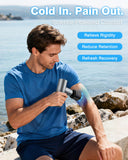 cotsoco Mini Deep Tissue Massage Gun with Heat and Cold Therapy, Full-Metal Handheld Electric Massager for Muscle Pain Relief, Portable Percussion Massage Gun for Athletes and Recovery