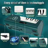 Professional Electric Knife Sharpener with 100% Diamond Abrasives & Precision Angle Guides, 3-Speed Variable 4-Stage Open Touch-Screen Knife Sharpener for Straight, Serrated Edges, Scissors & Axes