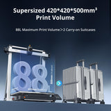 Anycubic Kobra 3 Max 3D Printer Only, Support Multicolor Needs ACE Pro