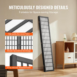 Room Divider, 3 Panel Japanese Room Divider, Wood Folding Privacy Screen Indoor, Japanese Partition Dividers Portable Decoration Screens