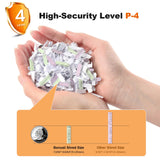 12 Sheet Paper Shredder for Home Office, Heavy Duty Shredder with 5.5 Gal Pullout Bin, 15 Mins Running Time, Cross Cut Shredder for CD, Credit Card, Document, Mail P-4 Security Level bonsaii