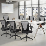 Home Office Chair Ergonomic Desk Chair Mesh Computer Chairs with Armrests Executive Rolling Wheels Swivel Heavy Duty Chairs Office,
