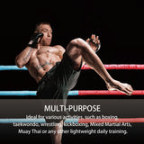 2 Pairs Boxing Gloves Kickboxing Gloves for Men Women Beginner Professional Shockproof Leather Sparring Training Gloves Set MMA Gloves (Black and Blue) Cyiwniao