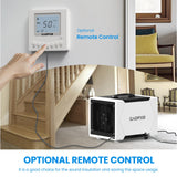 CADPXS Crawl Space Dehumidifier with Pump and Drain Hose, 80 Pint Crawlspace Dehumidifier for Commercial, Basement, Water Damage Use, Auto Defrost, Memory Start, cETL Certified, Up to 1000 Sq Ft