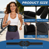 Ruszoaer Abs Stimulator Muscle Toner, Fitness Belt Blue
