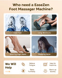 EaseZen Shiatsu Foot Massager with Heat & Remote - 2026 Upgraded Deep Kneading Massage for Plantar Fasciitis, Neuropathy & Tired Feet | Fits Up to Size 14 | Perfect Gifts