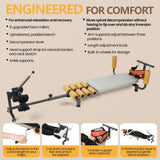 Gryphvex Alternative Inversion Traction Table - Provides Lower Back Pain Relief Without Going Upside Down - Portable Spine Stretcher Bed for Home - 330 Lb. Capacity