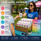 CUSTOM Hand Sanitizer Spray, 0.61 fl oz, 70% Alcohol, Unscented (White-15)